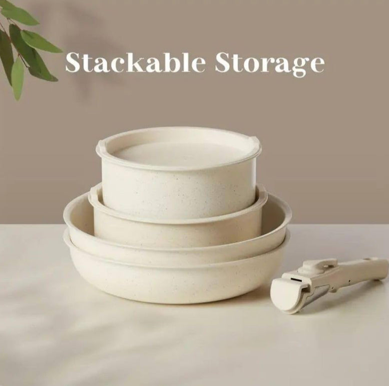 Set de Cocina 12 Piezas - Mango Desmontable